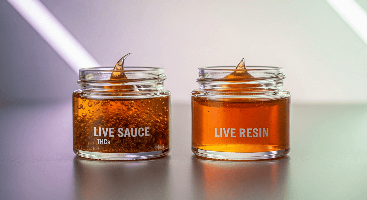 Live Sauce vs. Live Resin: aký je rozdiel a čo je pre teba lepšie?