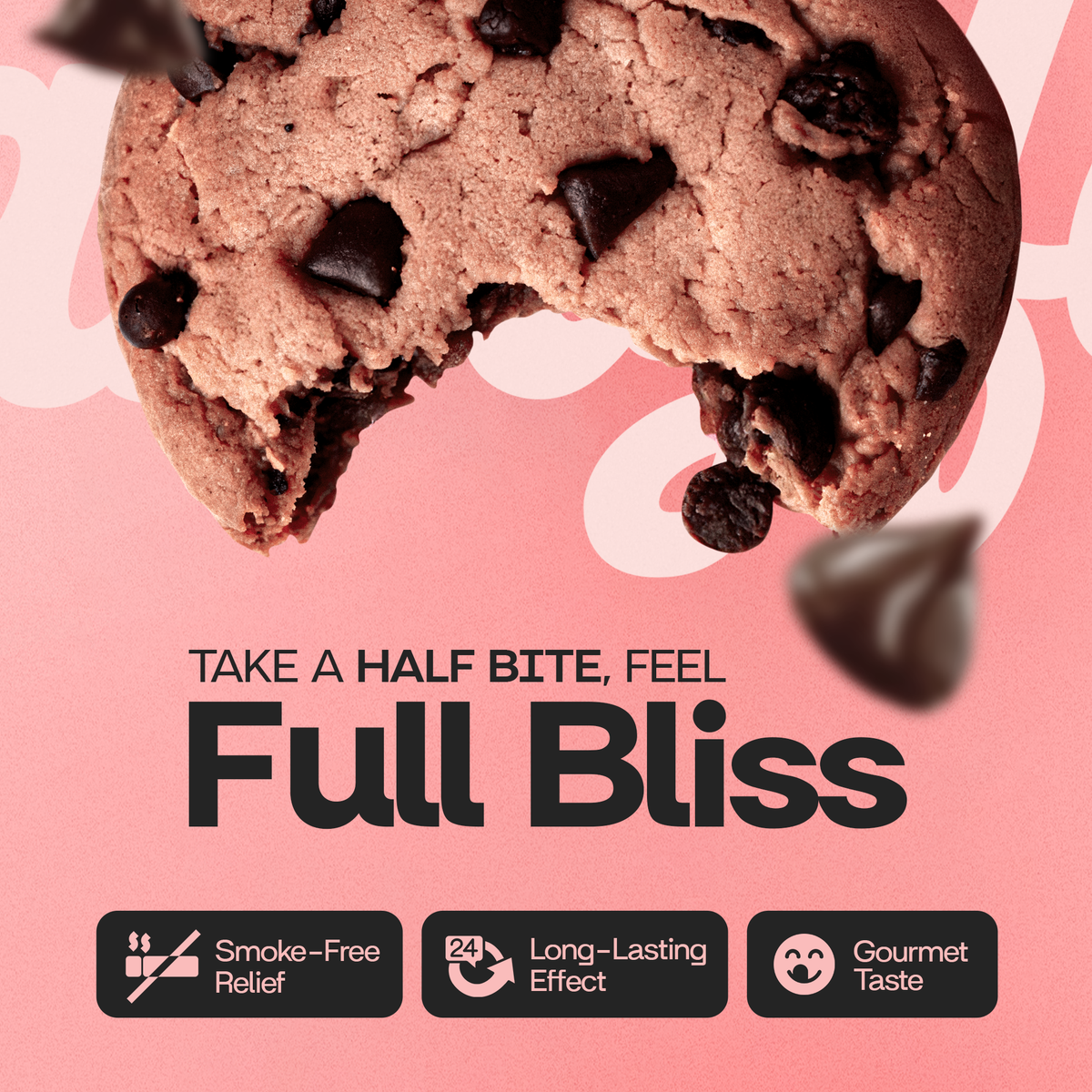 Canapuff Delta 9 Snappies cookie s čokoládovými kúskami