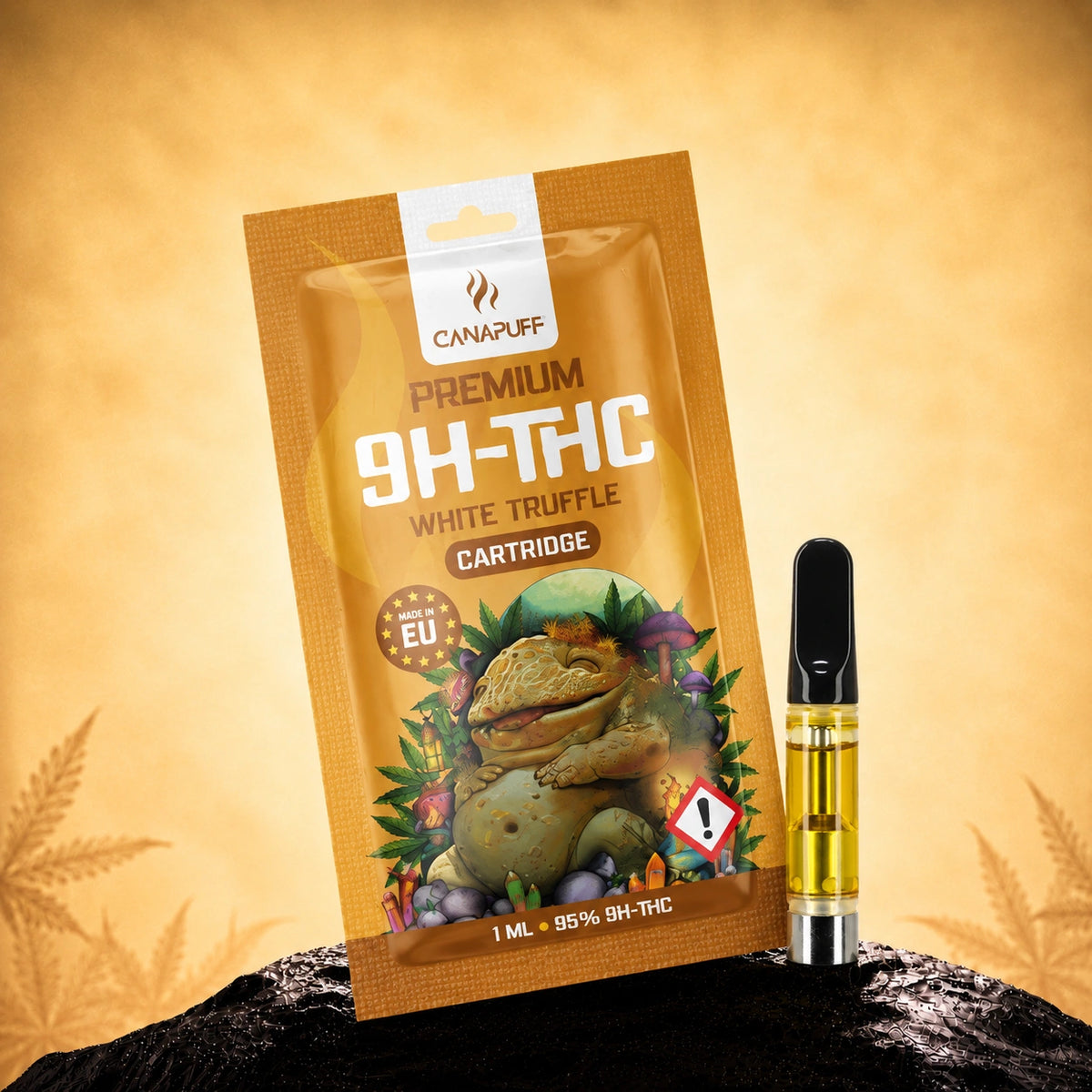 Canapuff 9H-THC White Truffle kazeta, 1 ml, sila 95%