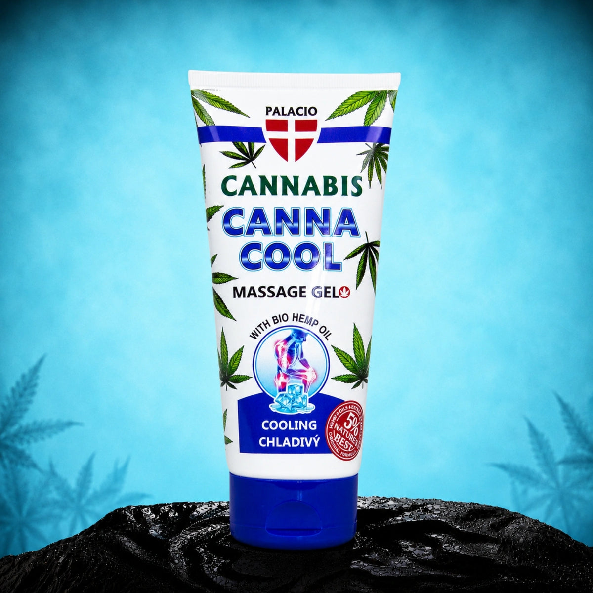 CANNACOOL konopný masážny gél, chladivý, 200ml - Palacio – masážny produkt
