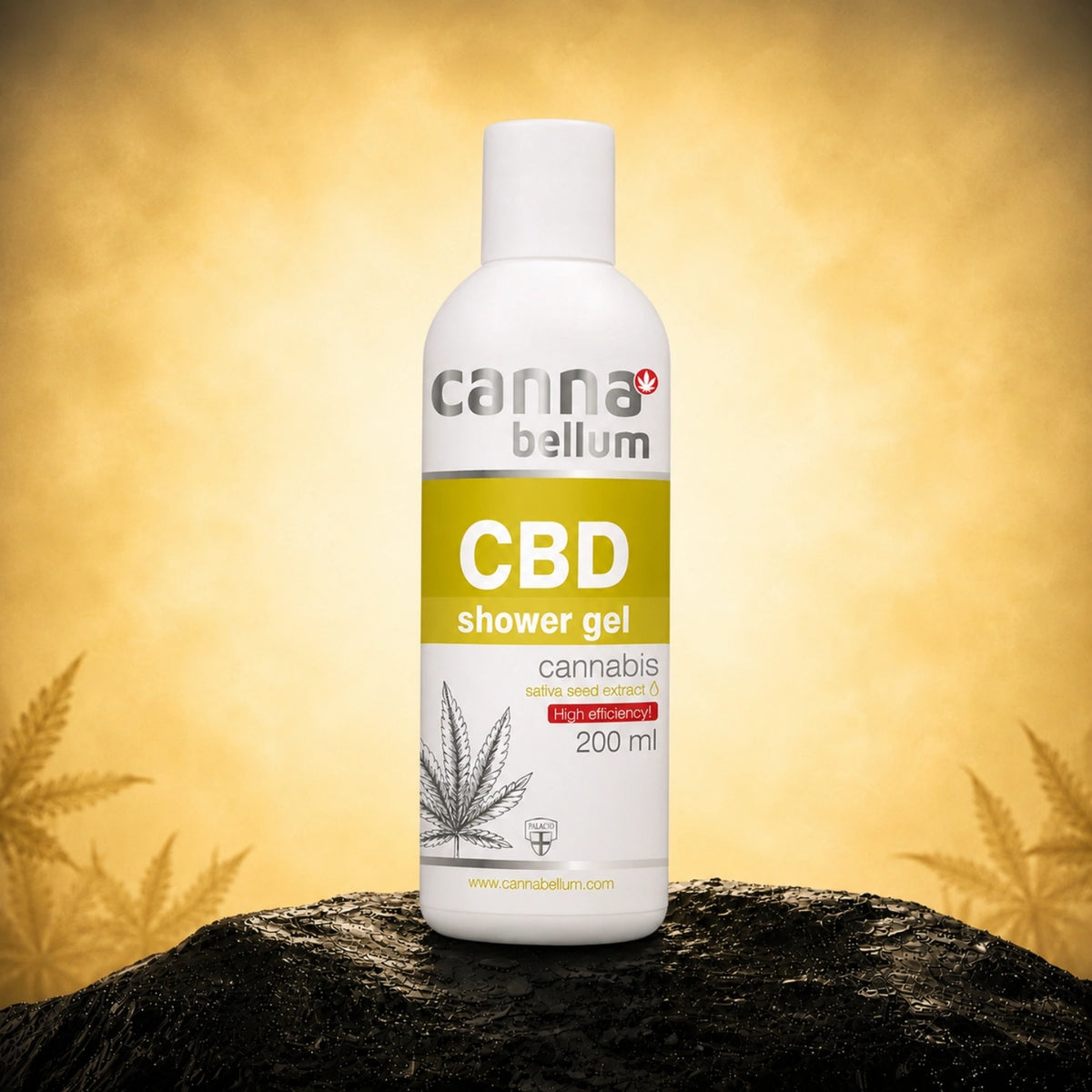 Cannabellum CBD sprchový gél, 200ml - Palacio – kozmetický produkt