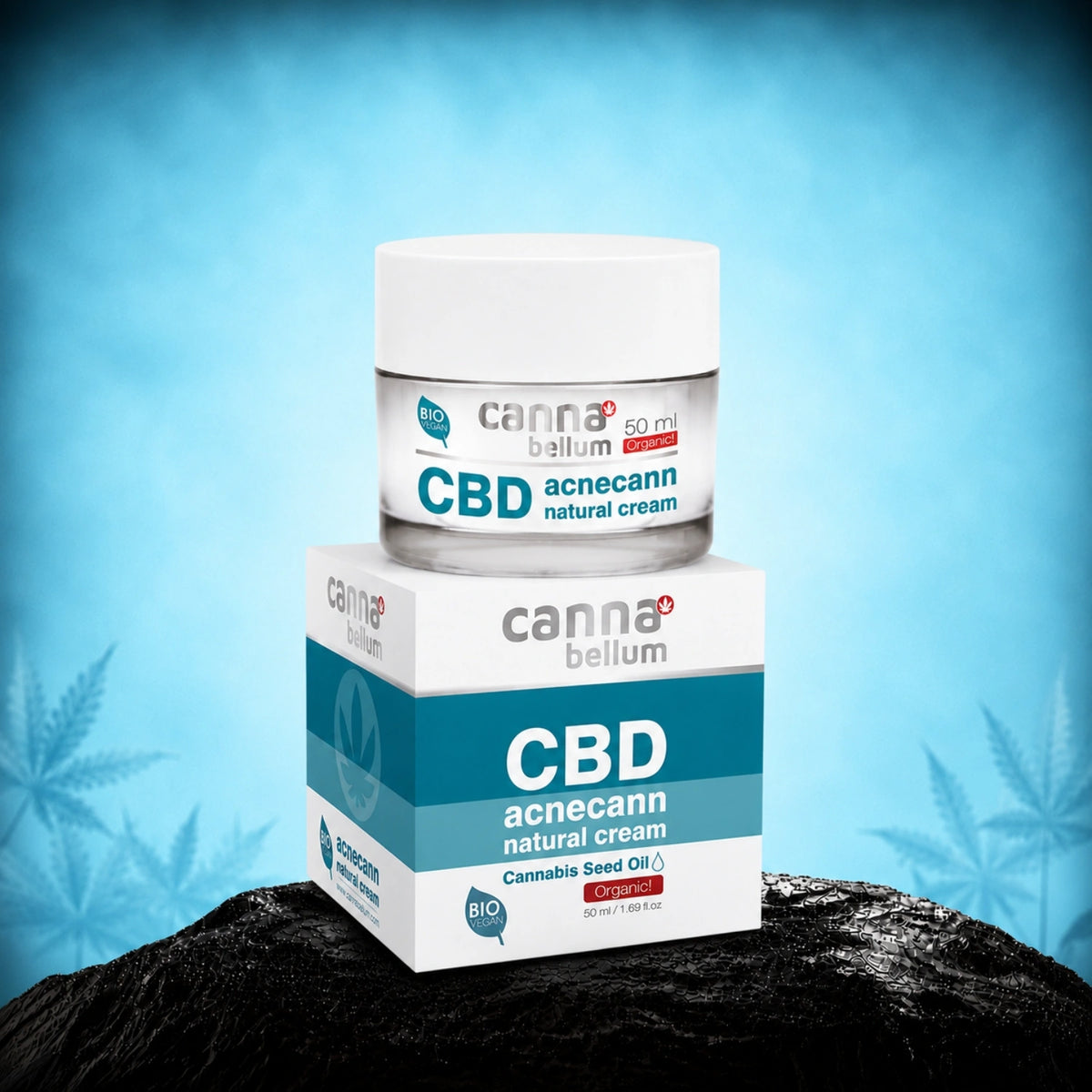 Cannabellum CBD krém na pokožku s akné, 50ml - Palacio – produkt starostlivosti o pleť