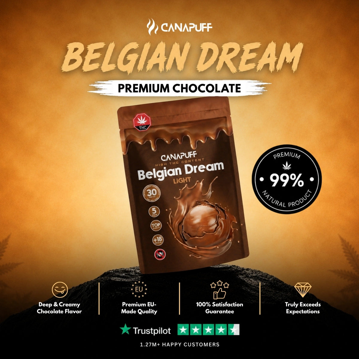 Delta 9 Chocolate Milk – čokoláda, fotka 2