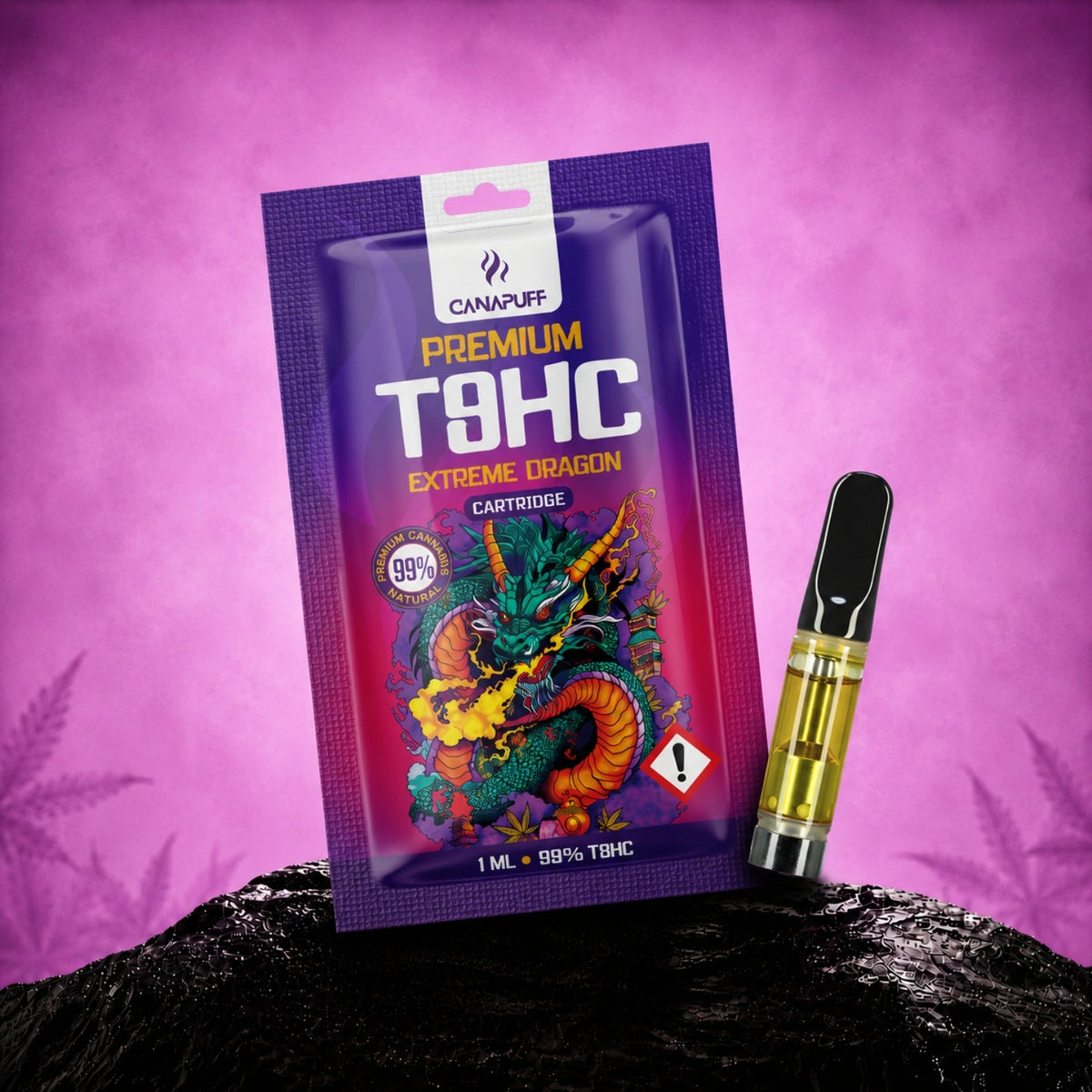 Canapuff T8HC Extreme Dragon kazeta, 1 ml, 99%