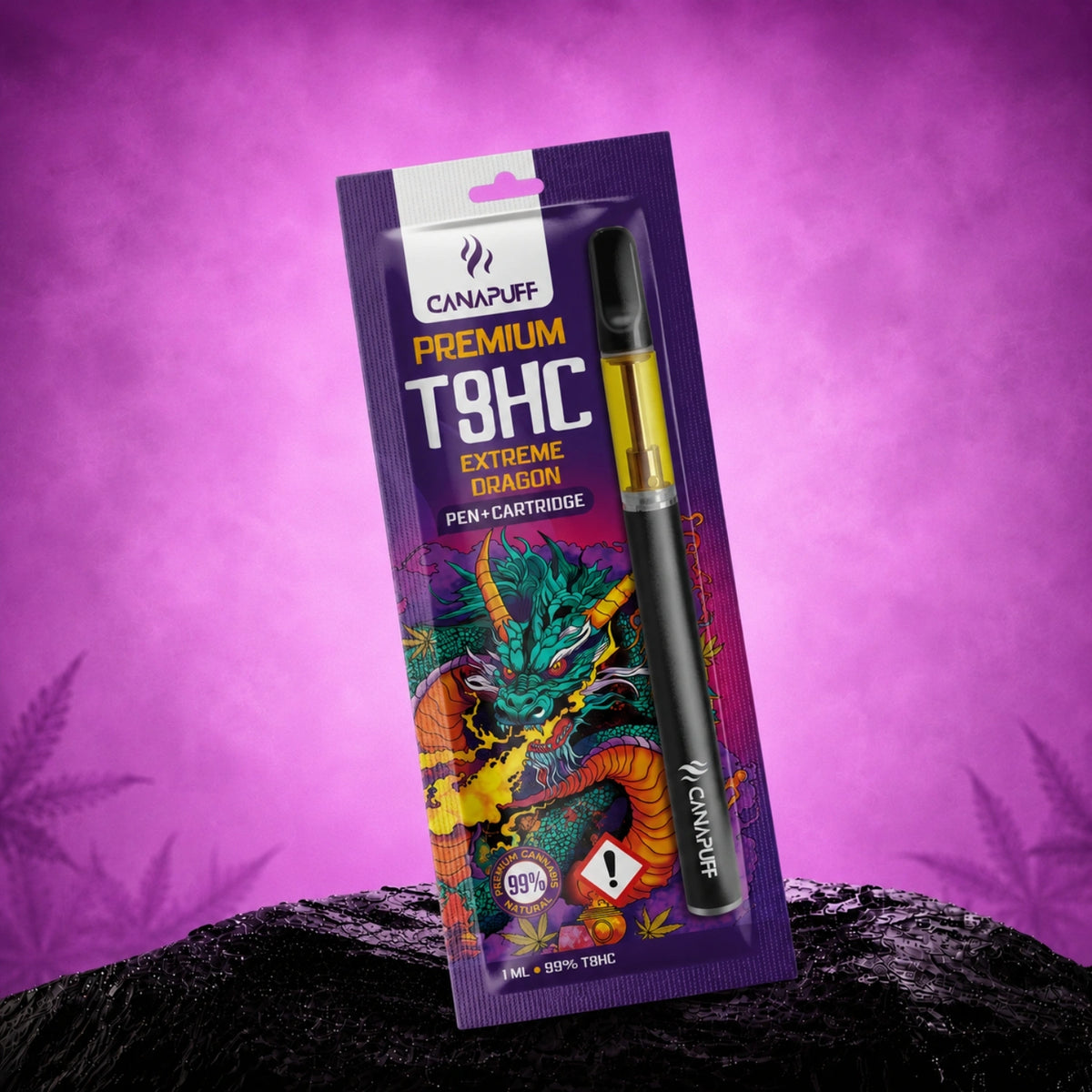 Canapuff T8HC Extreme Dragon pero a kazeta, 99%, 1 ml
