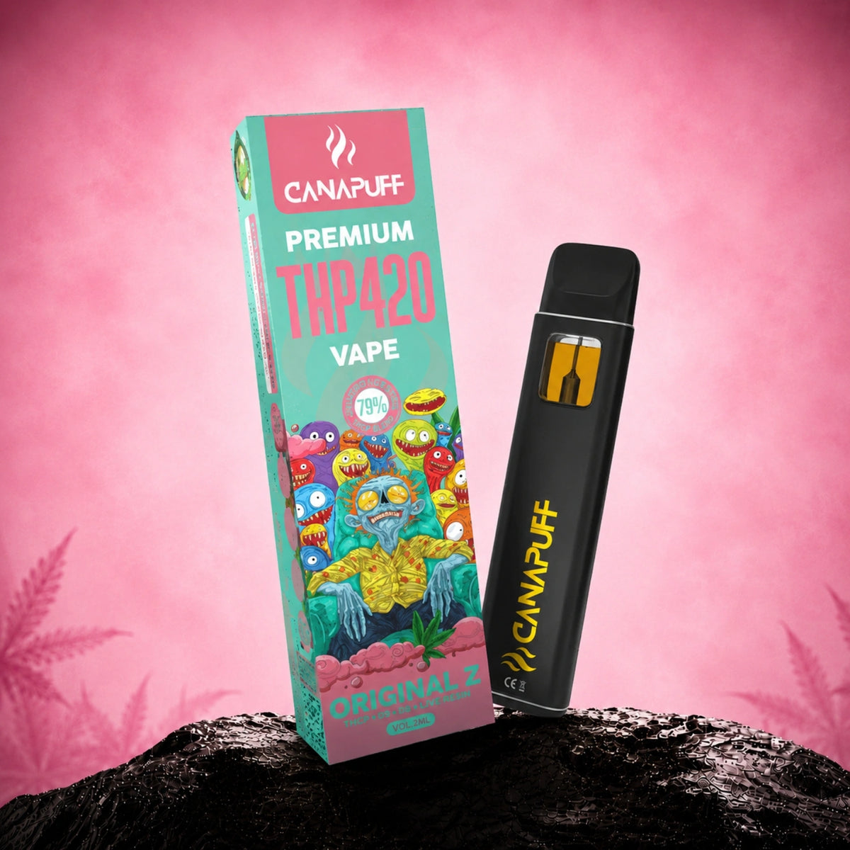 Canapuff THP420 vape jednorazové pero 79% 1 ml