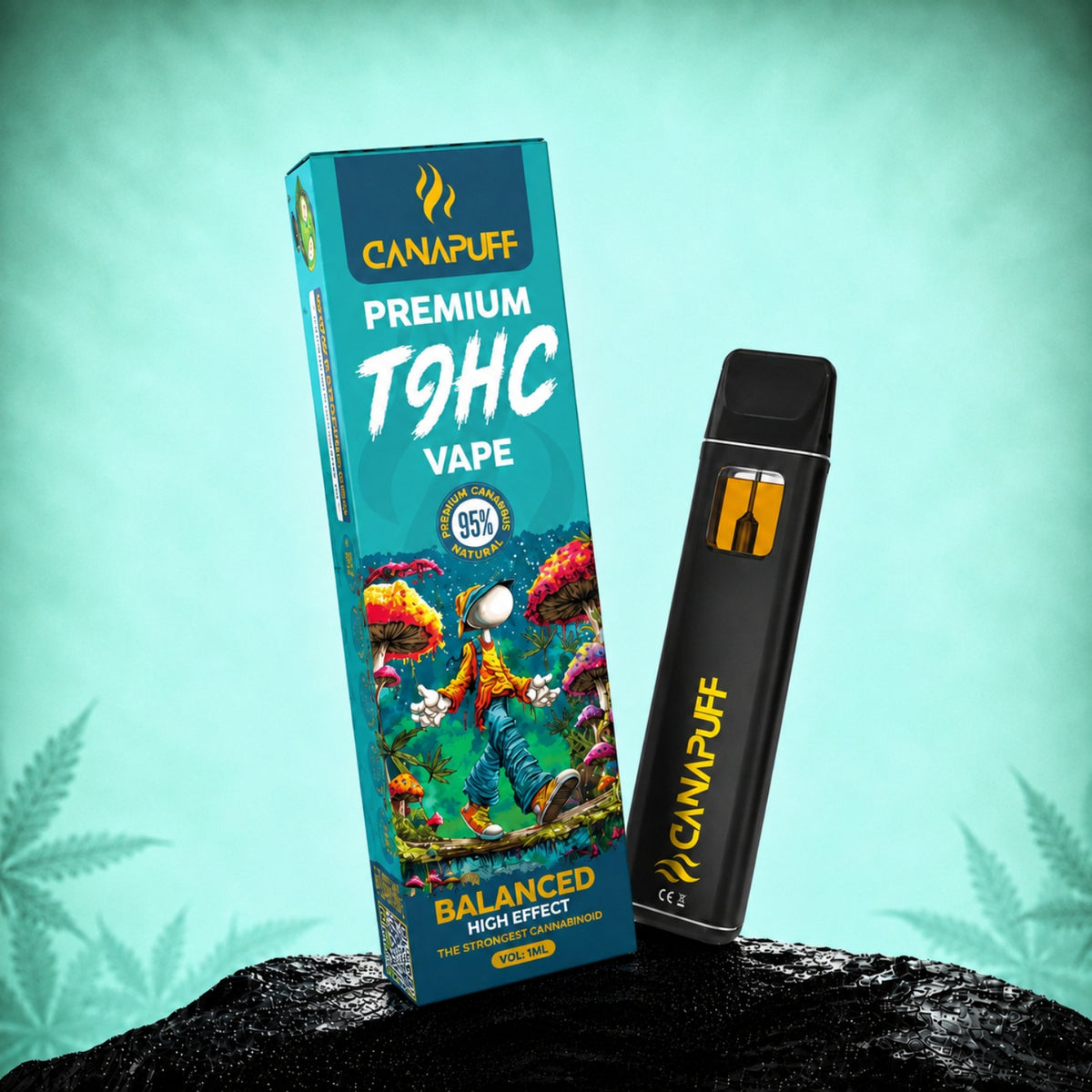 Canapuff TⳊHC Vape Balanced 95% 1ml jednorazové pero