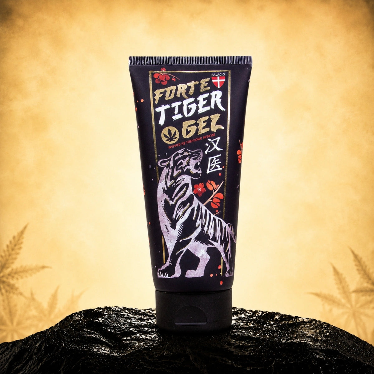 Tiger masážny gél Forte s cannabisom, 175 ml - Palacio – masážny produkt