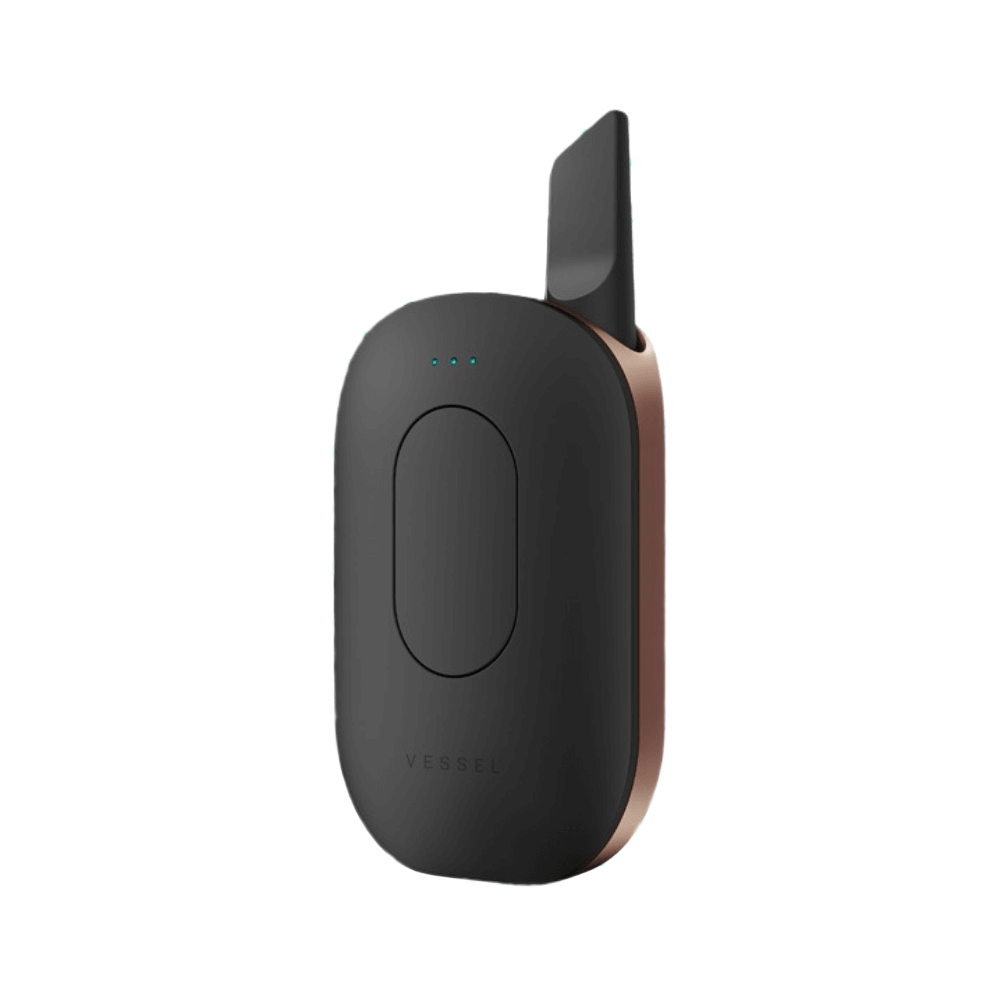 Vessel Compass vape zariadenie v čiernom a medenom prevedení