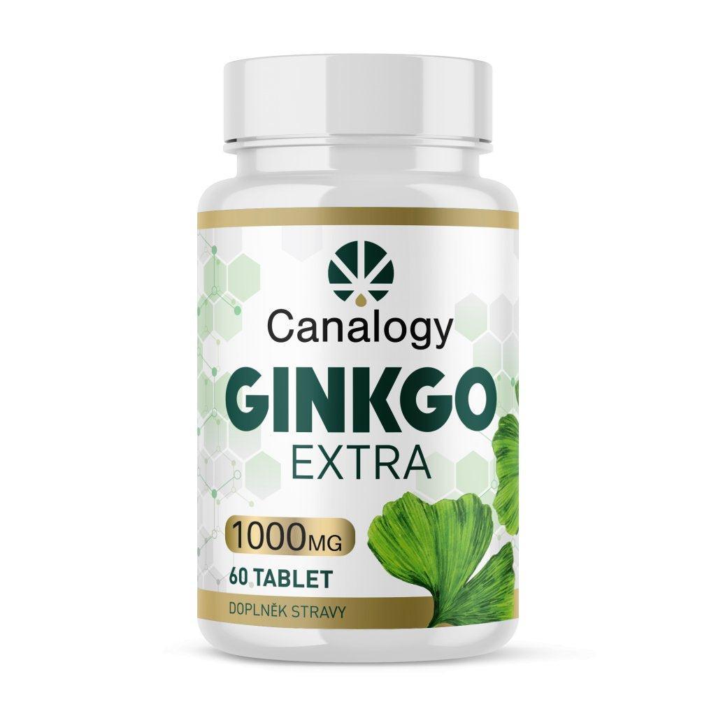 Canalogy Ginkgo Extra CBD tablety 1000 mg, 60 tabliet