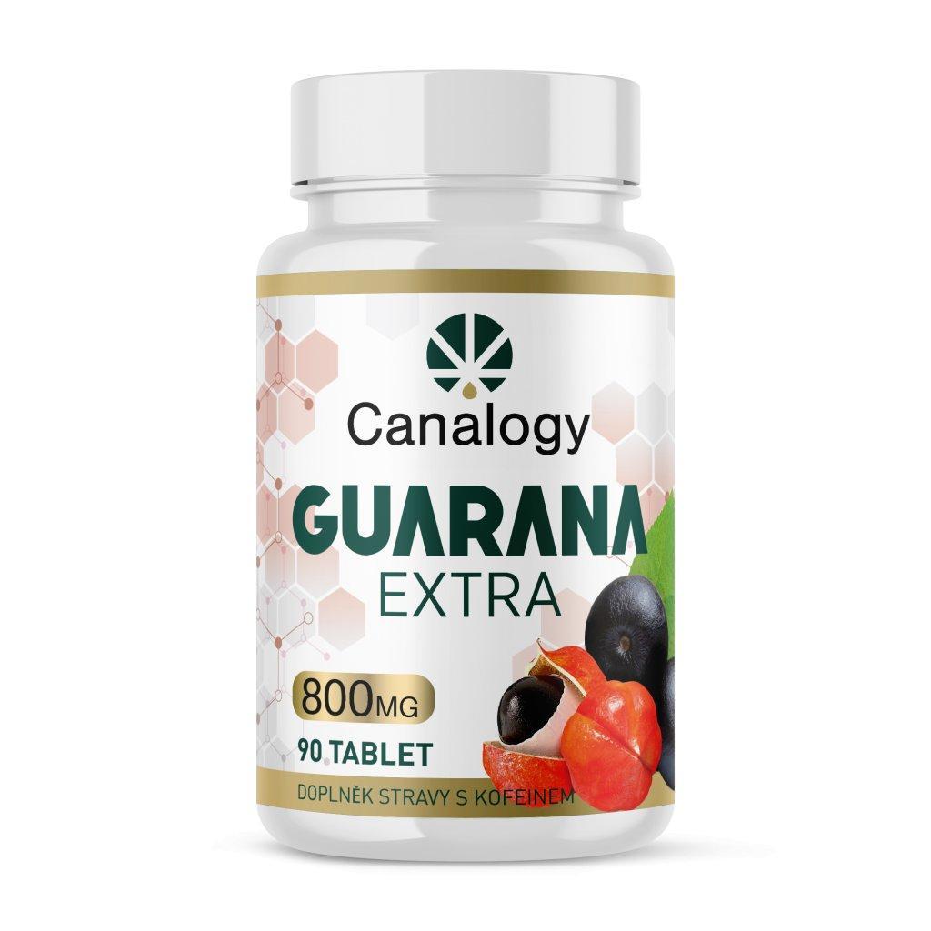 Canalogy CBD Guarana Extra 800 mg, 90 tabliet
