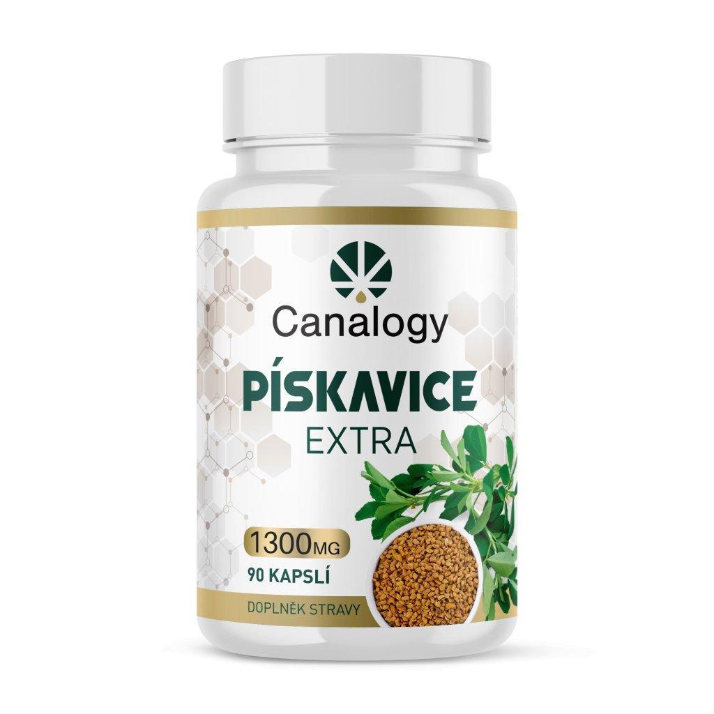 Canalogy CBD Fenugreek Extra 1300 mg 90 kapsúl