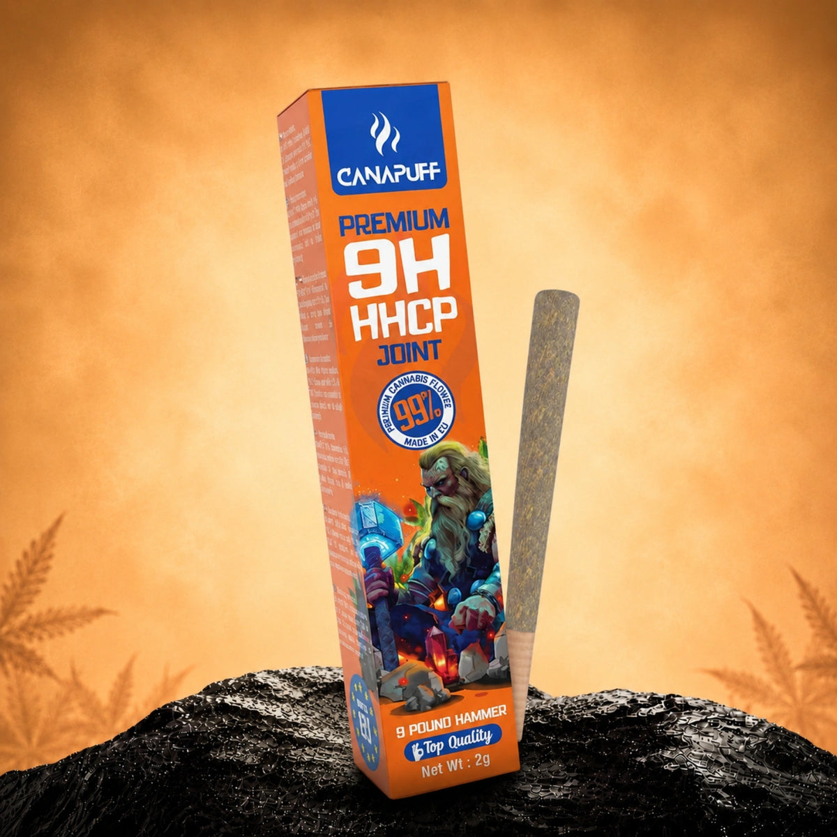Canapuff 9H-HHCP joint 9 Pound Hammer 99% 2g s balením
