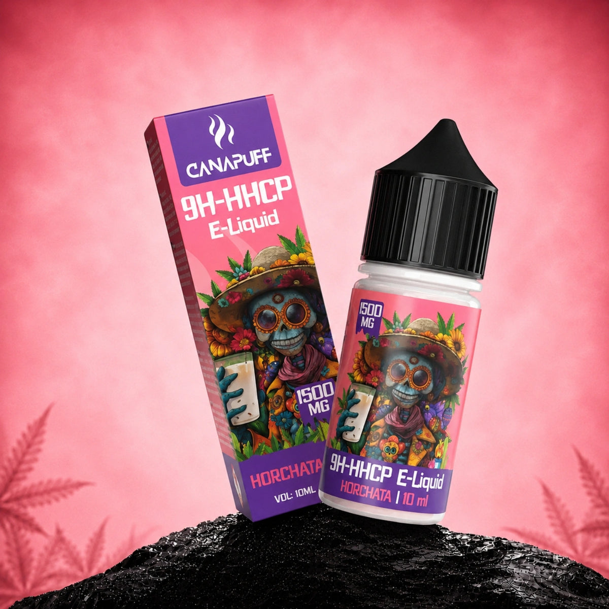 Canapuff 9H-HHCP E-Liquid Horchata 1500mg, 10ml fľaštička s krabičkou