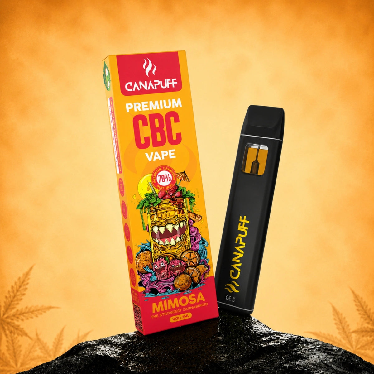 Canapuff CBC Vape Mimosa 79% 1ml jednorazové pero