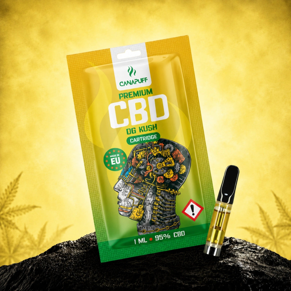 Canapuff CBD OG Kush Kazeta 95% 1 ml