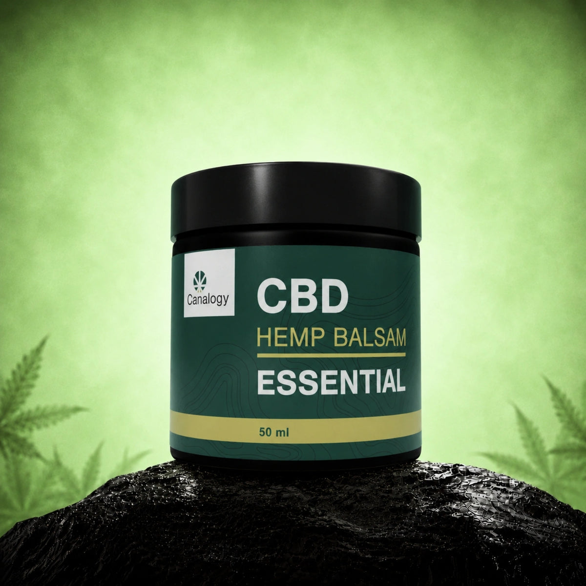 CBD konopný balzam – plechová dóza s balzamom