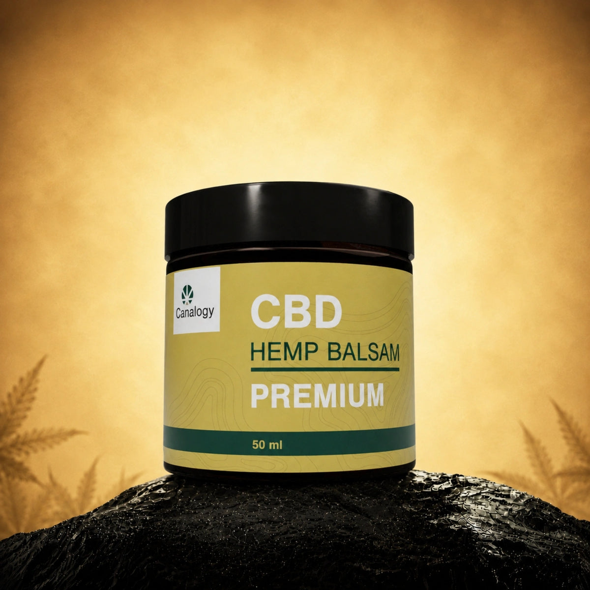 CBD konopný balzam PREMIUM – plechovka balzamu