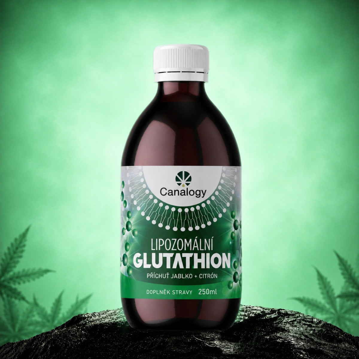CBD Liposomal Glutathione – fľaštička doplnku výživy