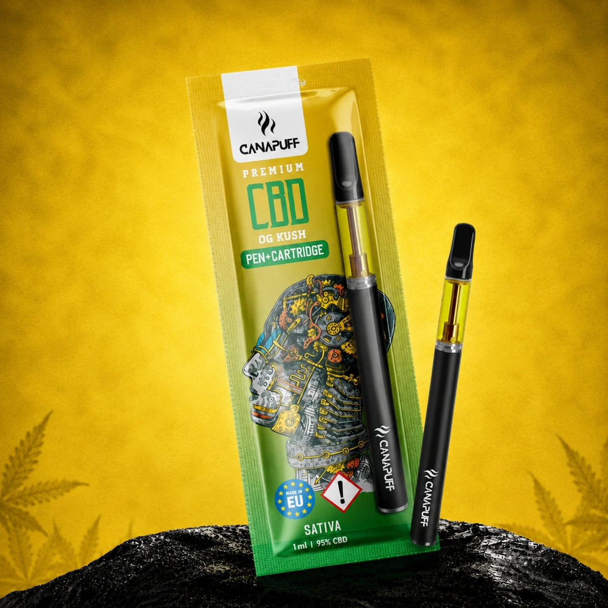 Canapuff CBD OG Kush pero a kazeta, 95%, 1ml