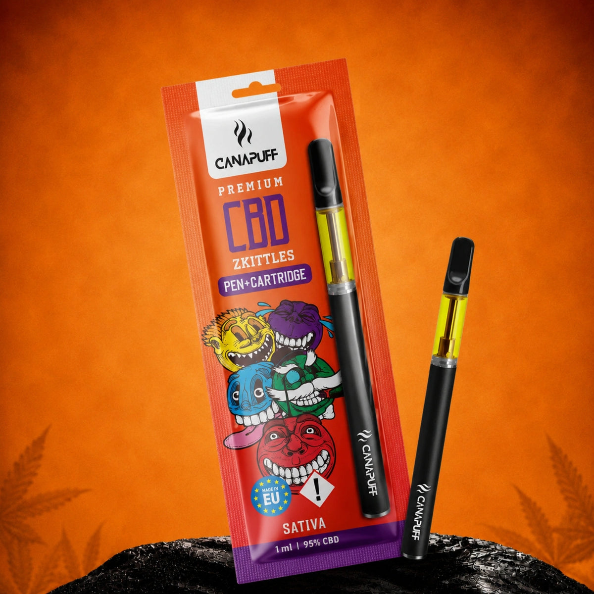 Canapuff CBD Zkittles Pen+Kazeta 95%, 1 ml