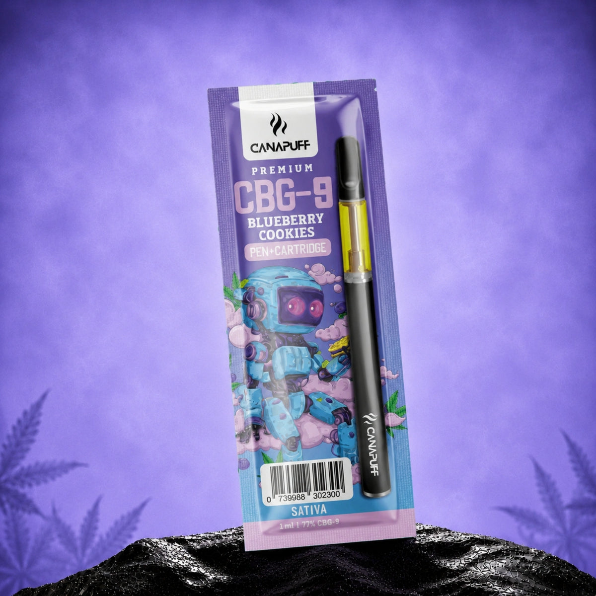 Canapuff CBG-9 Blueberry Cookies kazeta do pera 79%, 1 ml