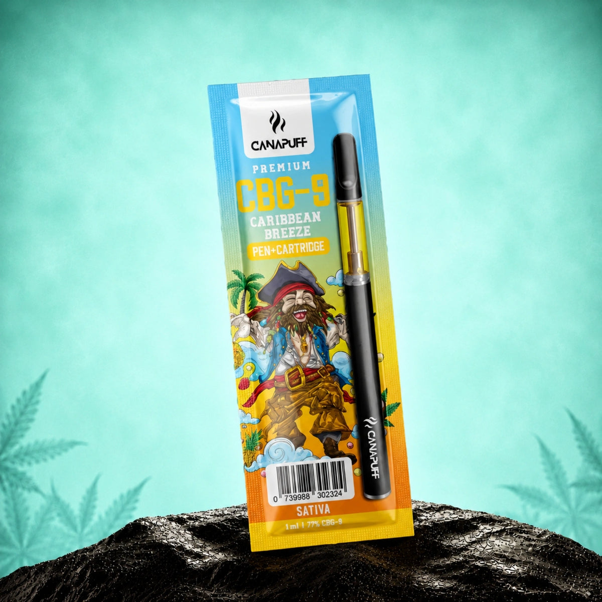 Canapuff CBG9 Caribbean Breeze kazeta do pera 79%, 1 ml