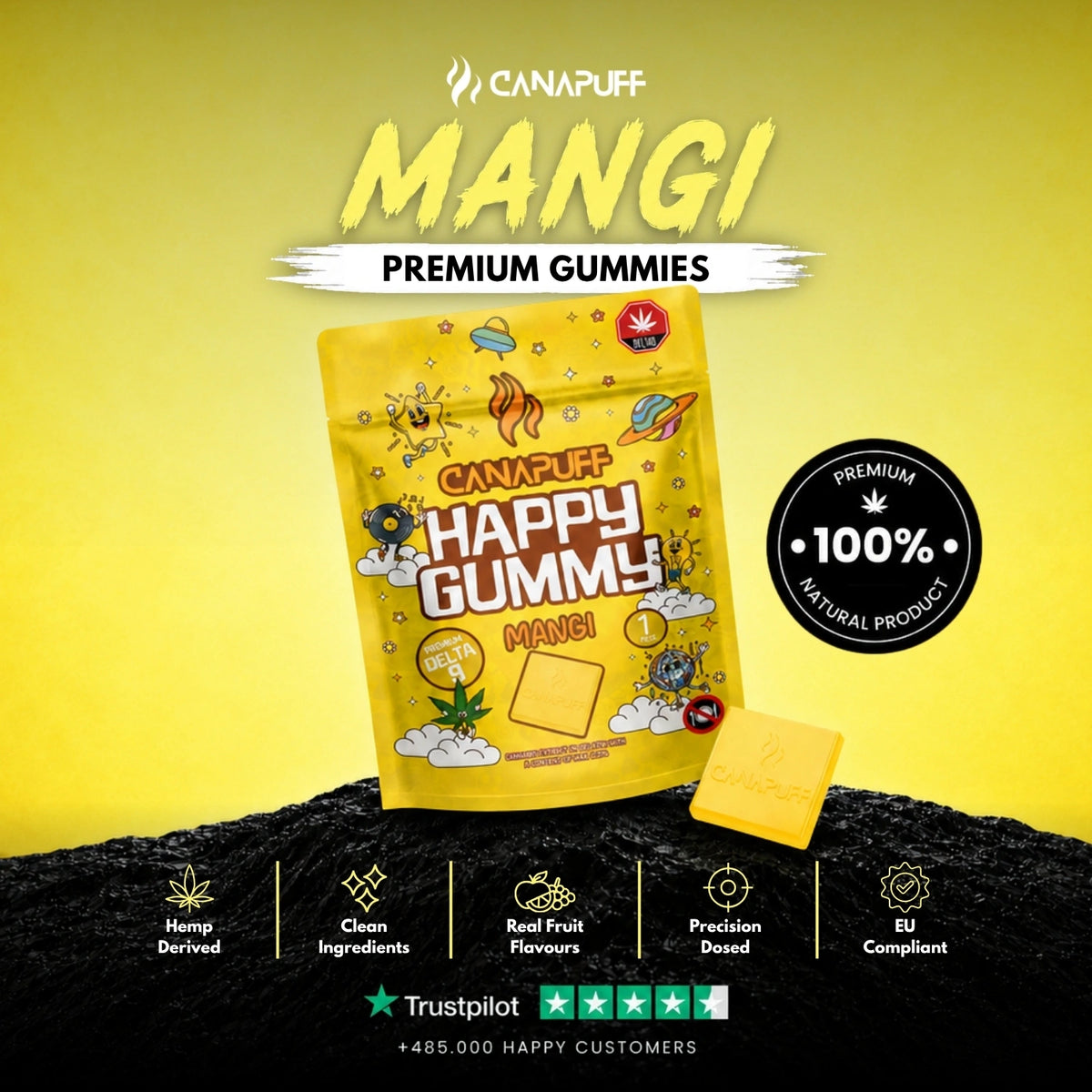 Delta 9 Gummy Mangi – gumíky, fotka 2
