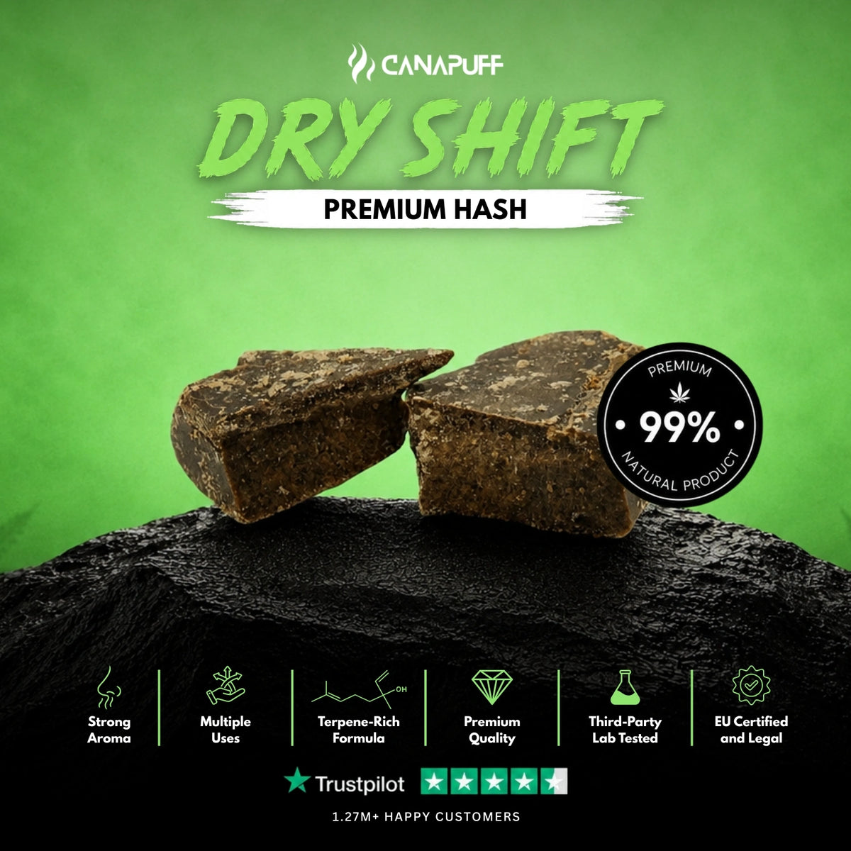 Dry Sift Hash – hašiš, fotka 2