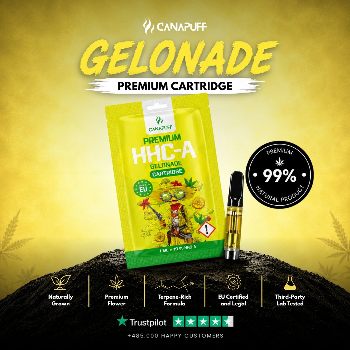 HHC-A Kazeta Gelonade 79% – vape kazeta, foto 2