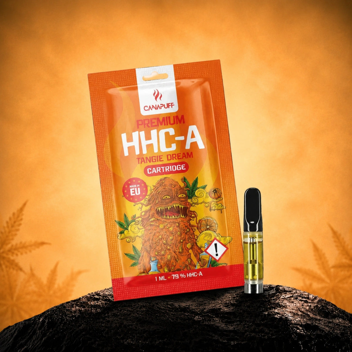 Canapuff HHC-A Tangie Dream kazeta 1 ml 79%, vyrobené v EÚ