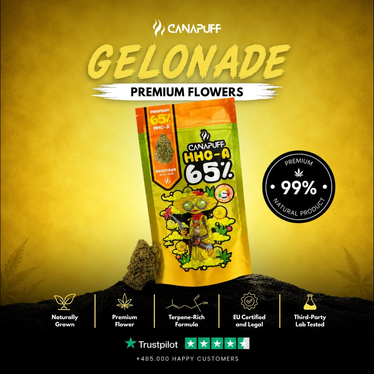 HHC-A Kvety Gelonade 65% – kvety, foto 2
