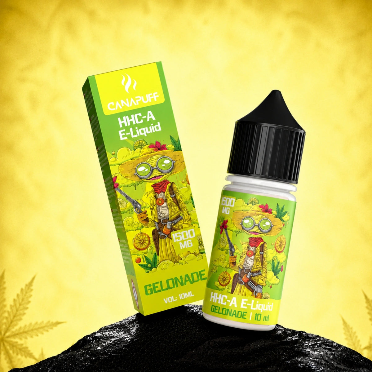 Canapuff HHC-A E-Liquid Gelonade 1.500mg, 10ml fľaštička s krabičkou