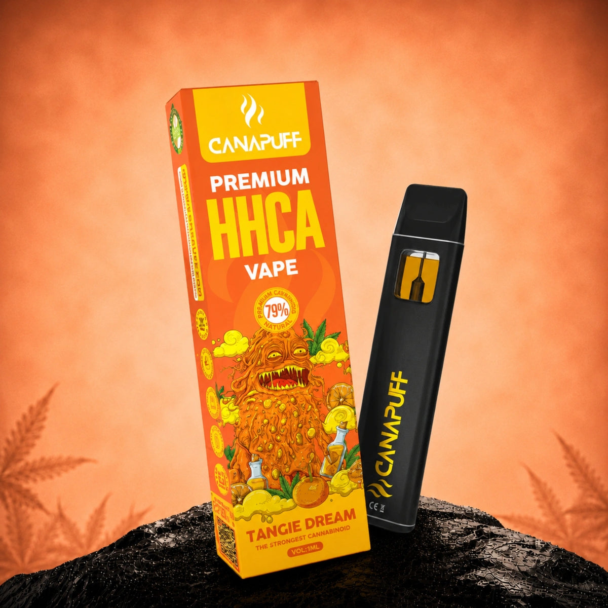 Canapuff HHCA Vape Tangie Dream 79% 1ml jednorazové pero s balením