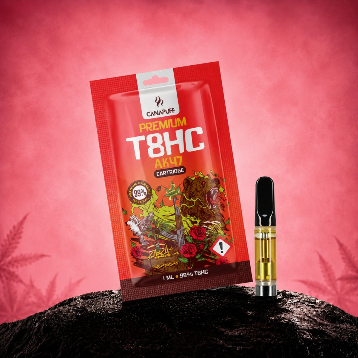 Canapuff T8HC AK47 kazeta, 99%, 1 ml