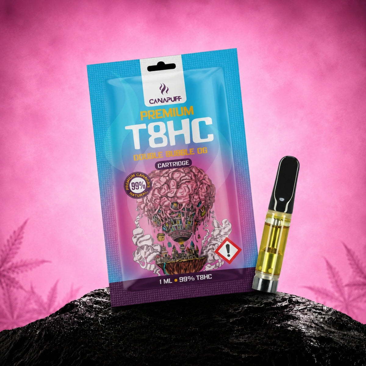 Canapuff T8HC Double Bubble OG kazeta, 1ml, 99%