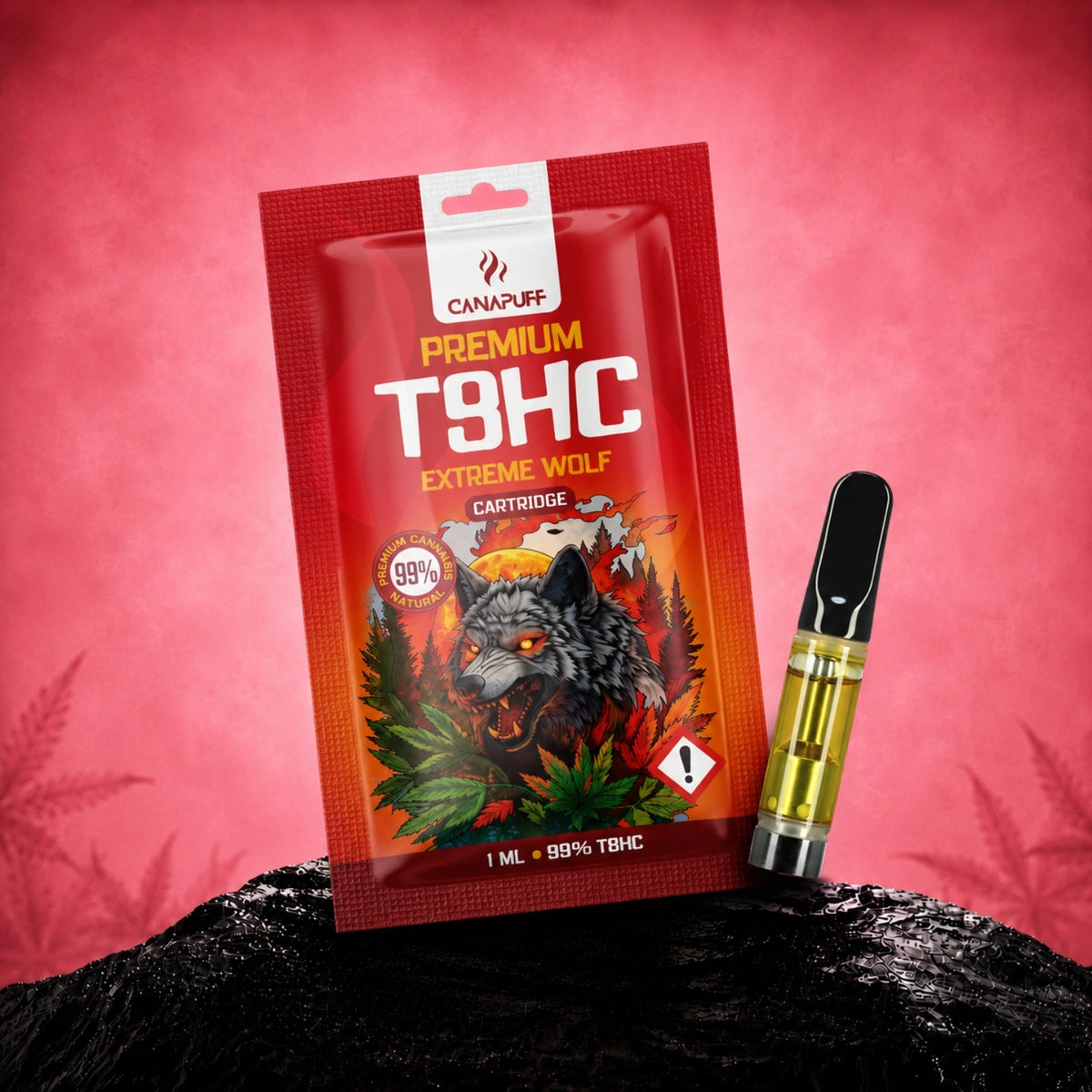 Canapuff T8HC Extreme Wolf Kazeta 1 ml 99%
