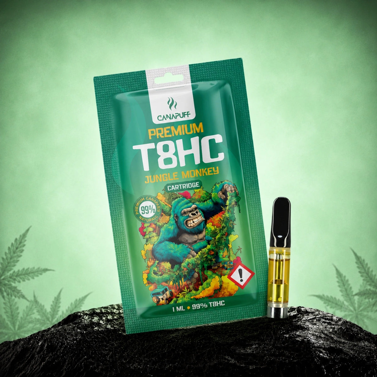 Canapuff T8HC Jungle Monkey Kazeta 99%, 1 ml