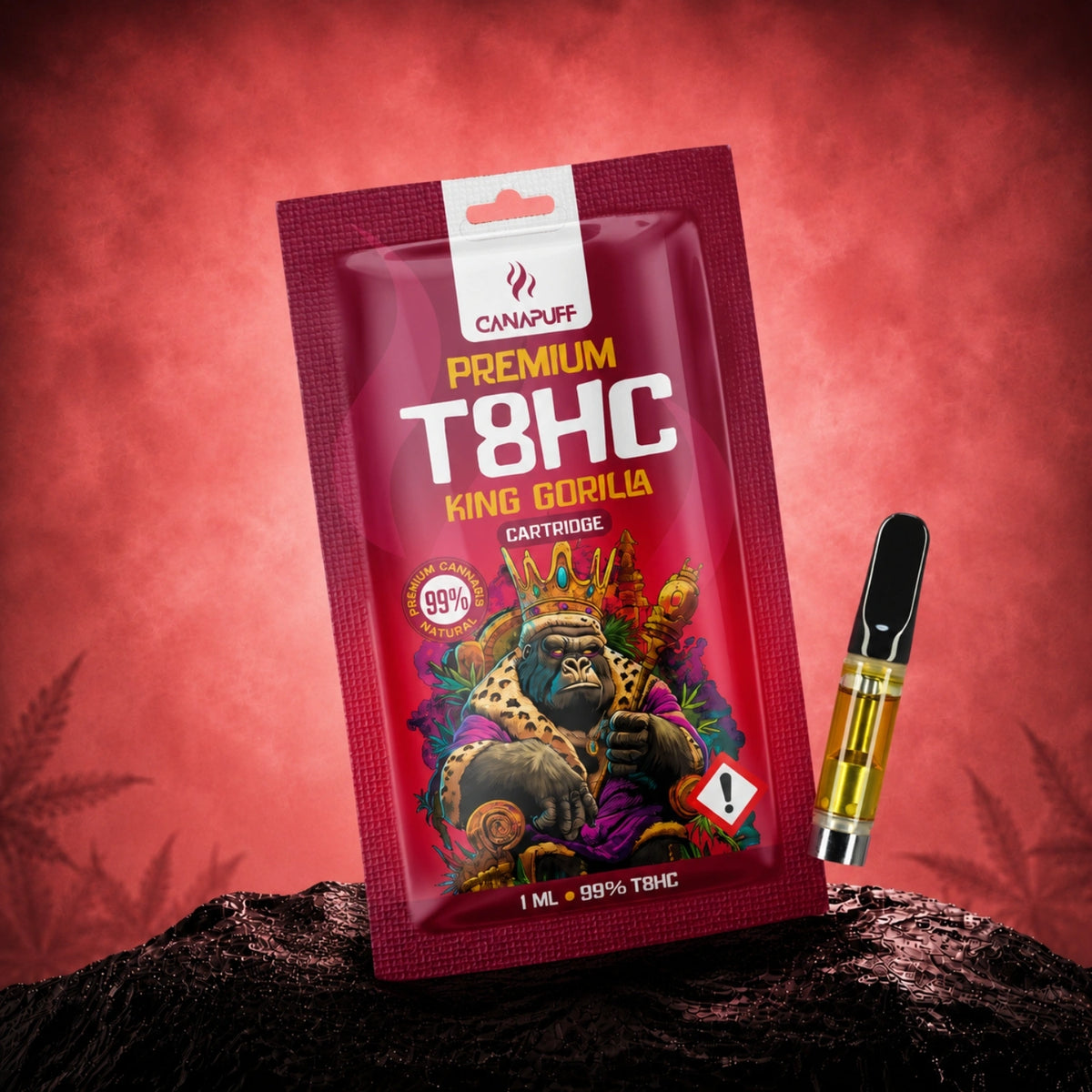 Canapuff T8HC Kazeta King Gorilla 99%, 1ml