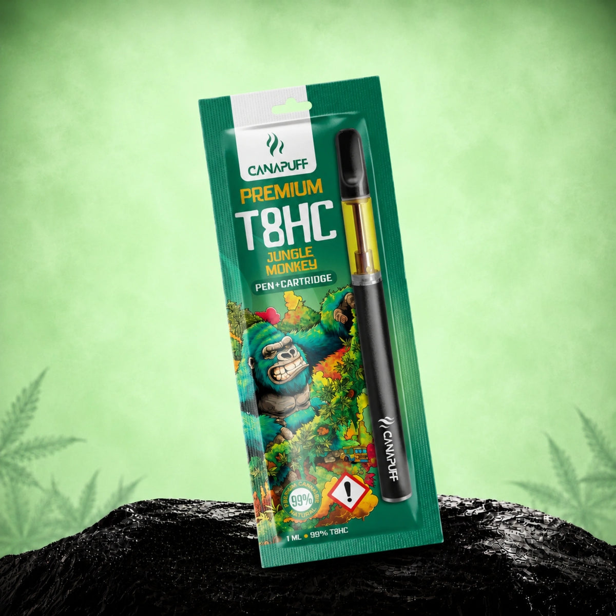 Canapuff T8HC Jungle Monkey pero a kazeta, 99%, 1 ml