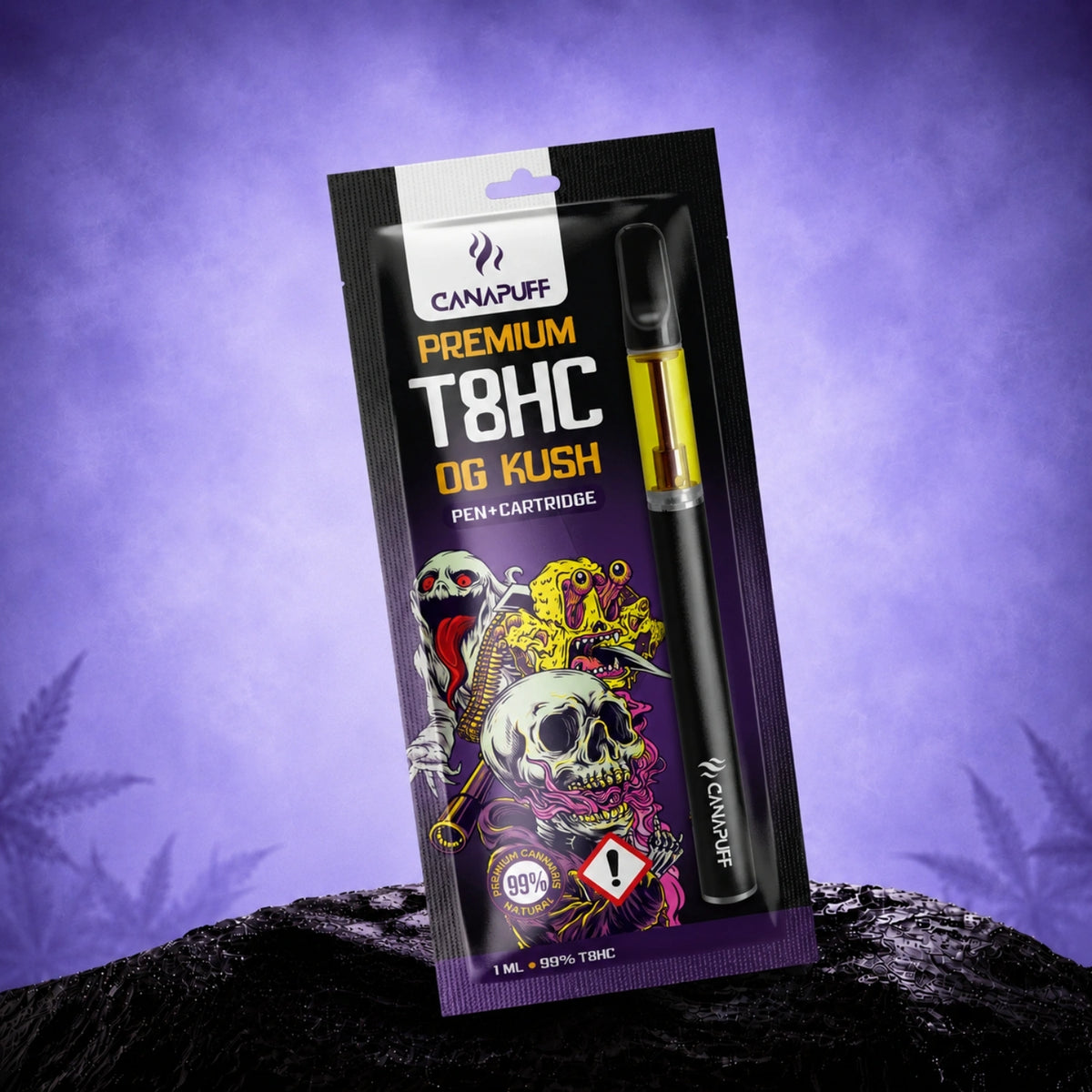 Canapuff T8HC Pen+Kazeta OG Kush 99%, 1 ml