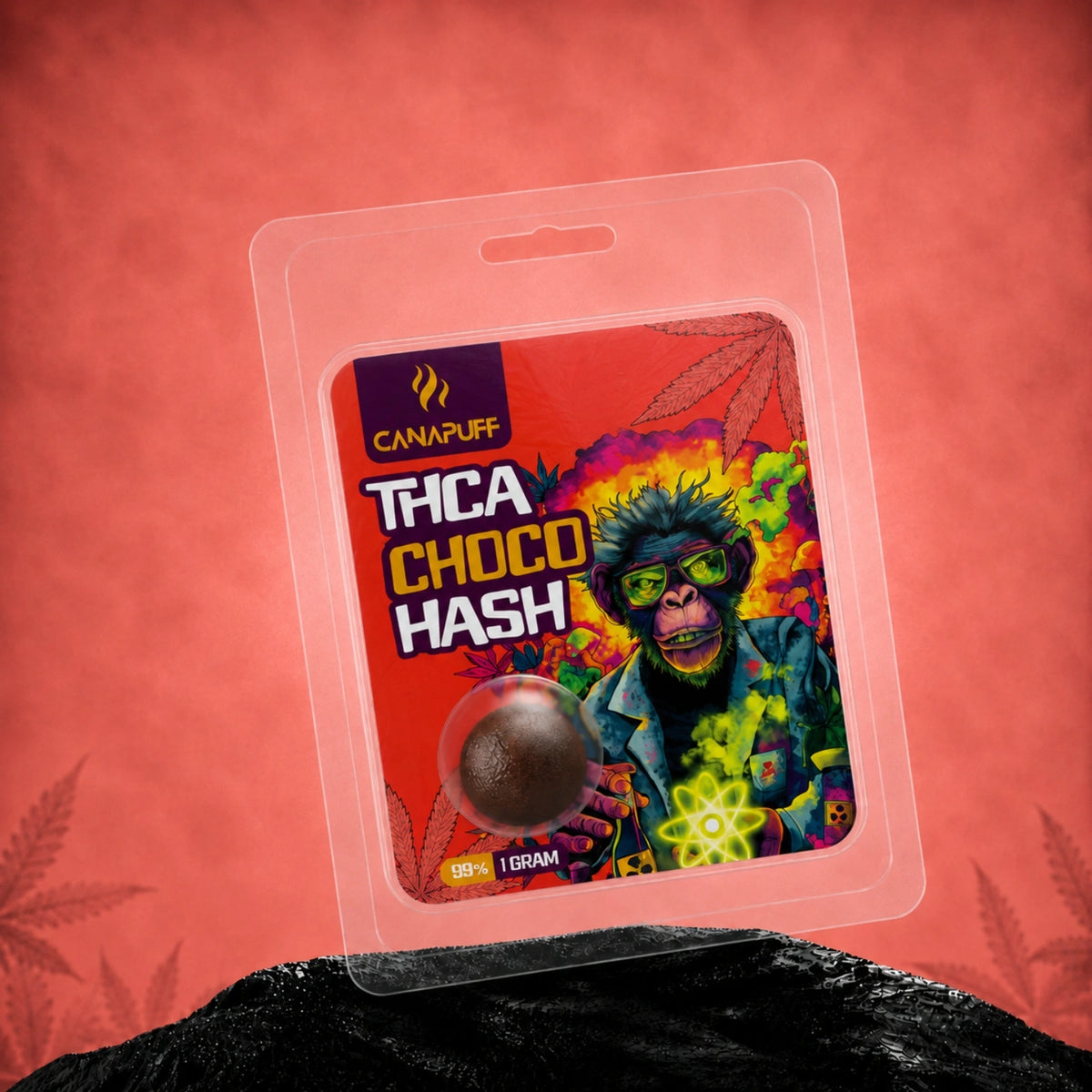 Canapuff THCA Choco Hash 99% 1g v blistri