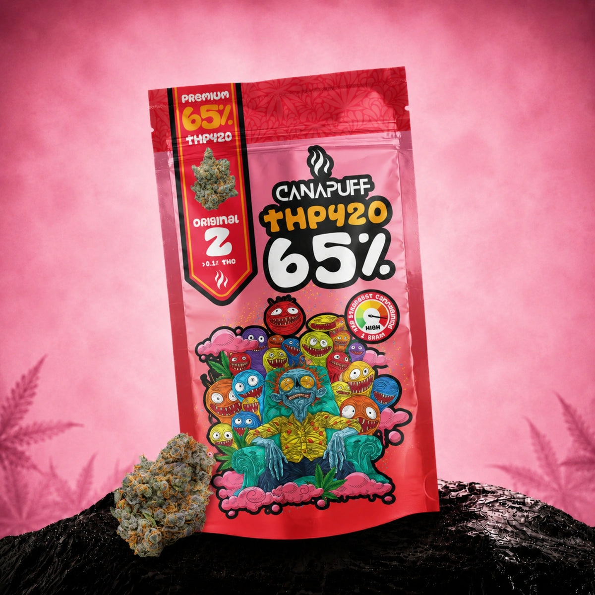 Canapuff THP420 Original Z kvety 65%, vrecko
