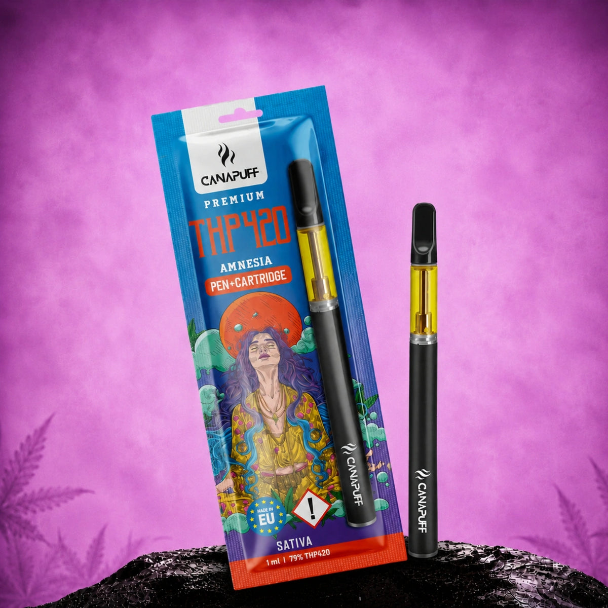 Canapuff THP420 Pen+Kazeta Amnesia 79%, 1 ml vape
