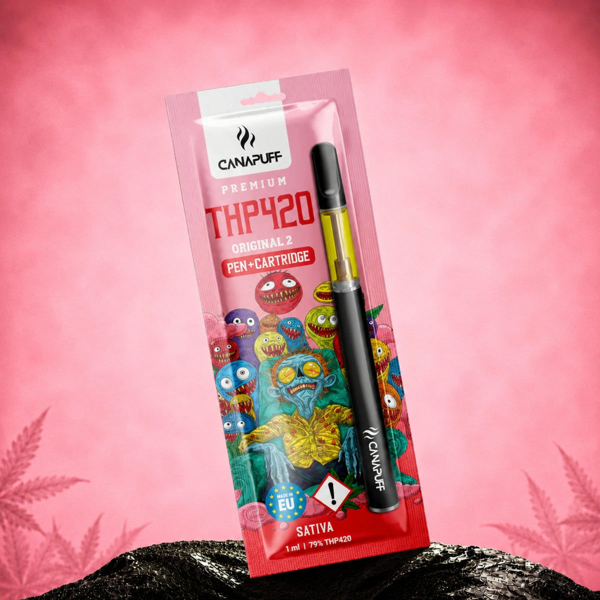 Canapuff THP420 Original Z pero a kazeta 79% Sativa 1 ml