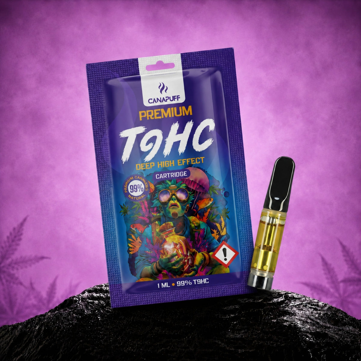 Canapuff TⳊHC Deep High Effect kazeta, 1 ml, 99%