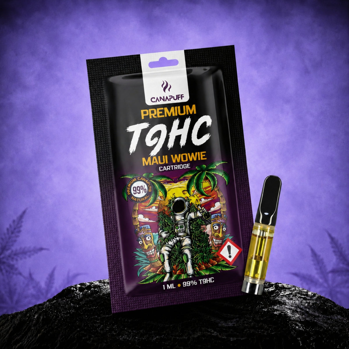 Canapuff TⳊHC Maui Wowie kazeta, 1 ml, 99%