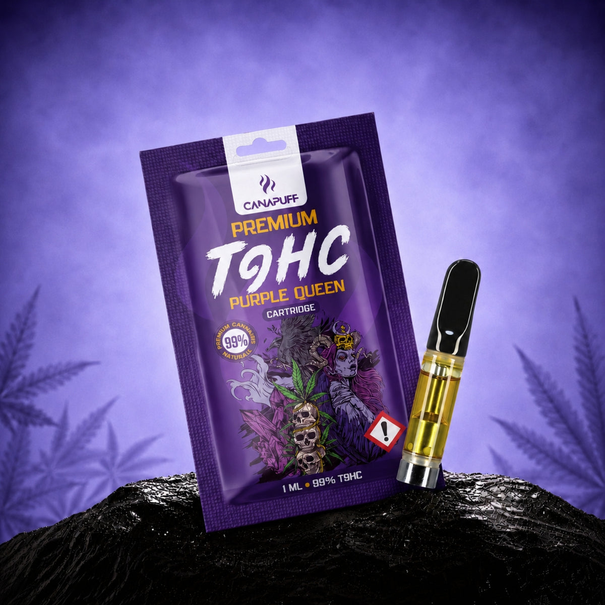 Canapuff TⳊHC Purple Queen Kazeta, 1 ml, 99%