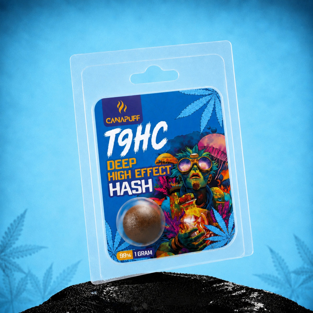 Canapuff TⳊHC Deep High Effect hašiš, 1 gram, sila 99% v blistri