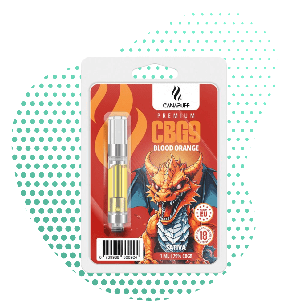Canapuff - Blood Orange - CBG9 79% - kazeta Canapuff